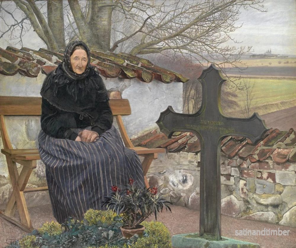 Reproduktion av målningen Cimetière à Flng - Laurits Andersen Ring - Bild 2