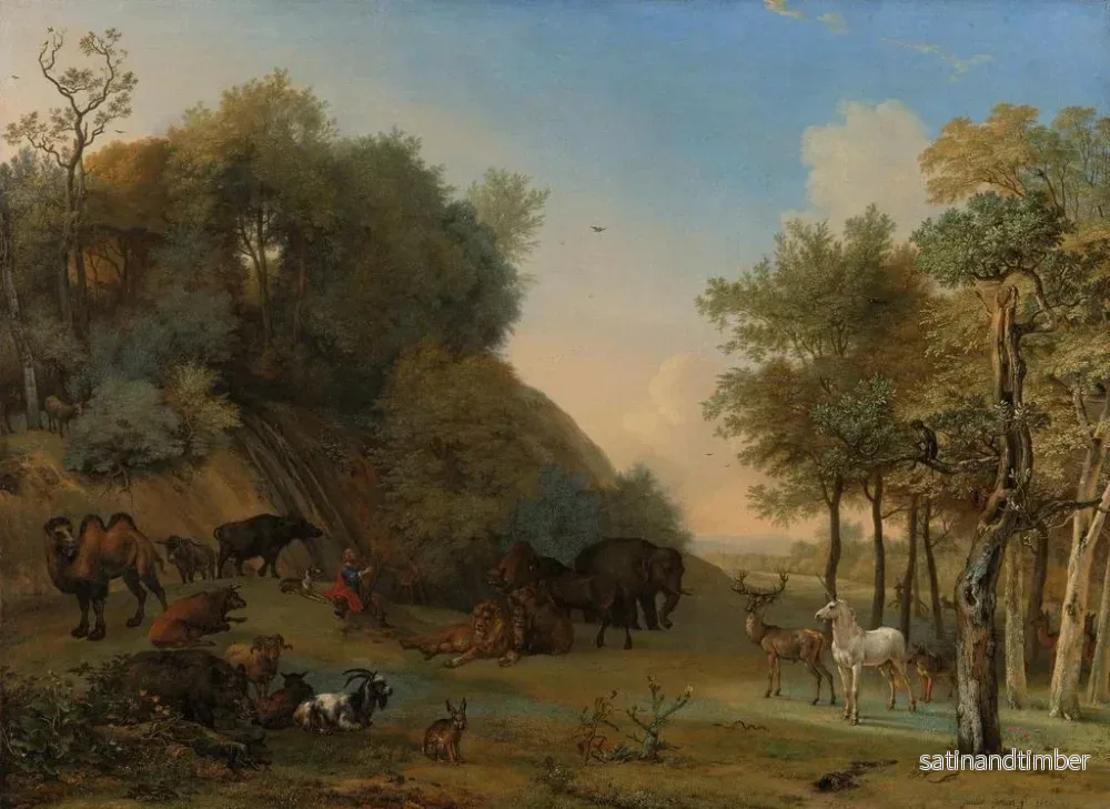 Reproduktion av målningen Orfeus och djuren - Paulus Potter - Bild 2