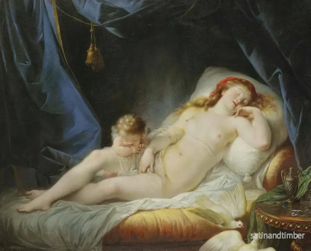 Reproduktion av målningen Venus som sover - Jean-Baptiste Regnault - Bild 2