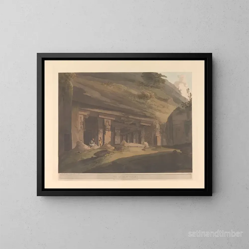 Reproduktion av målningen Scène orientale Pl42 - Thomas Daniell
