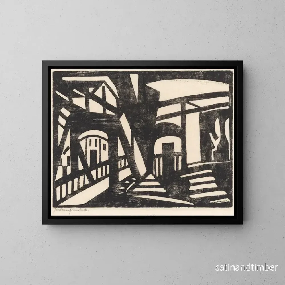 Reproduktion av målningen Komposition nr 15 - Jacoba van Heemskerck