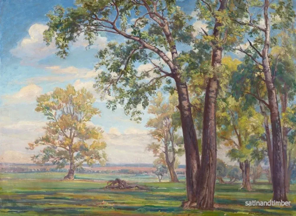 Reproduktion av målningen Landskapsbild av skog - Ignacy Piekowski - Bild 2