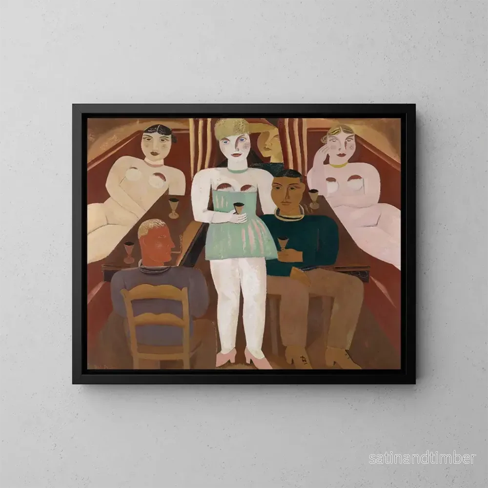 Reproduktion av målningen La bonne maison - Gustave De Smet