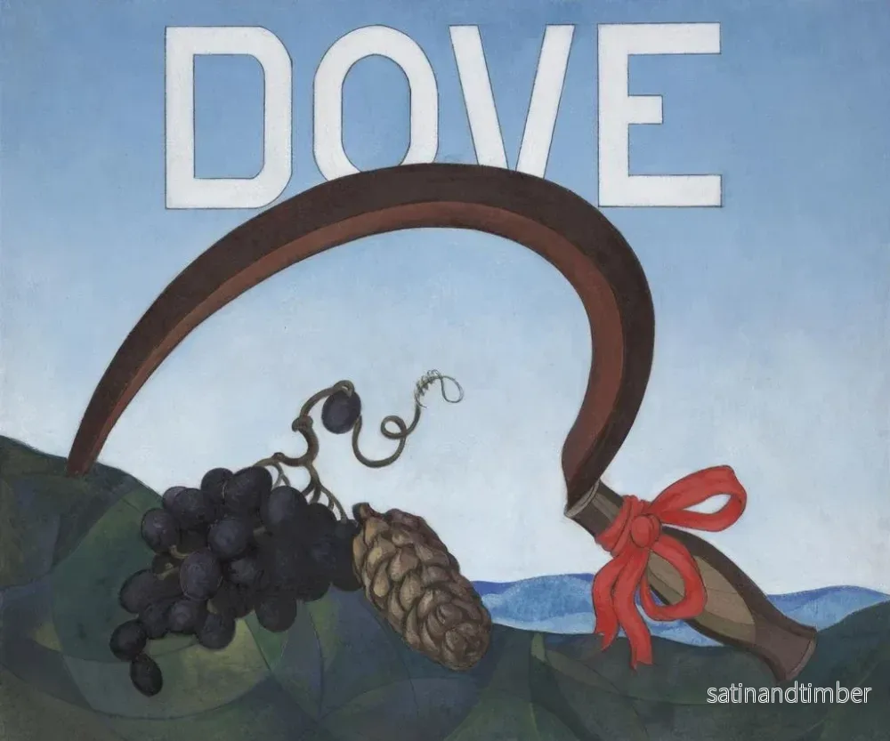 Reproduktion av målningen Porträtt av duva - Charles Demuth - Bild 2