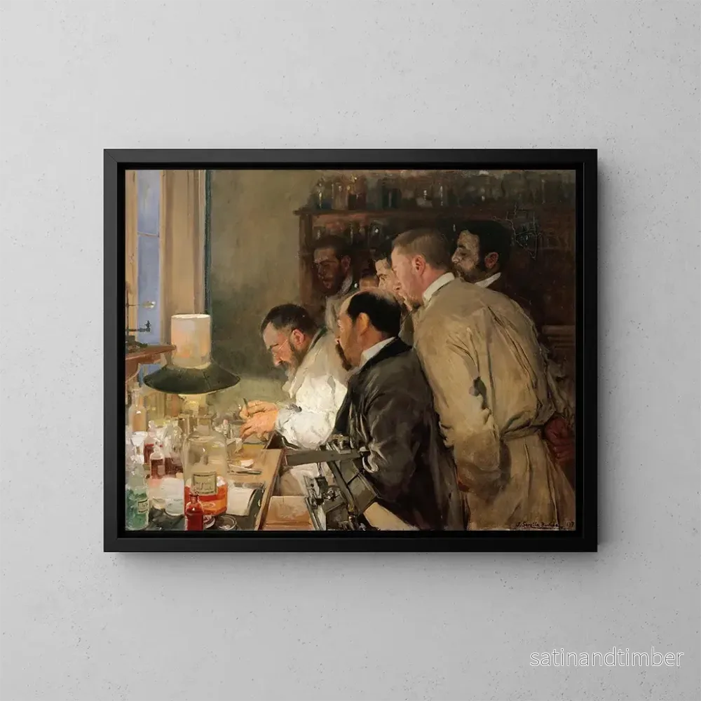 Reproduktion av målningen Recherche - Joaquín Sorolla