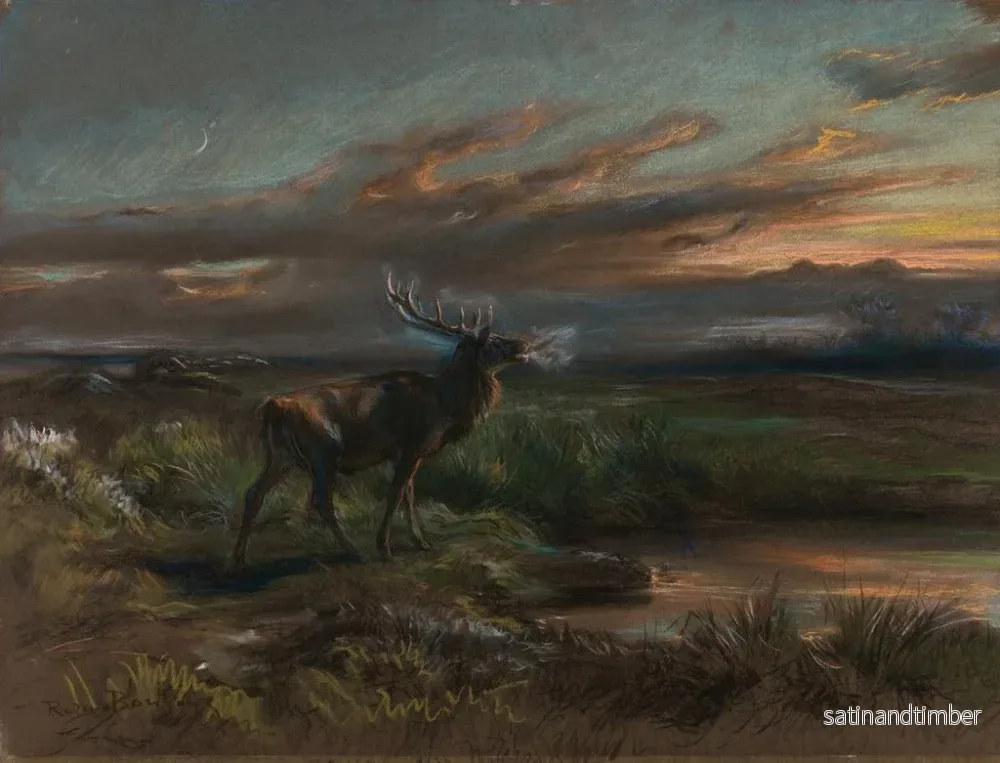 Reproduktion av målningen L'Appel du Cerf - Rosa Bonheur - Bild 2