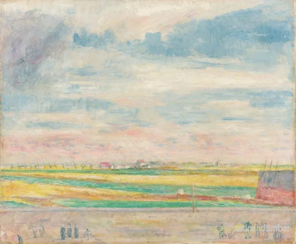 Reproduktion av målningen La Haute Barrière nära Ostende - James Ensor - Bild 2