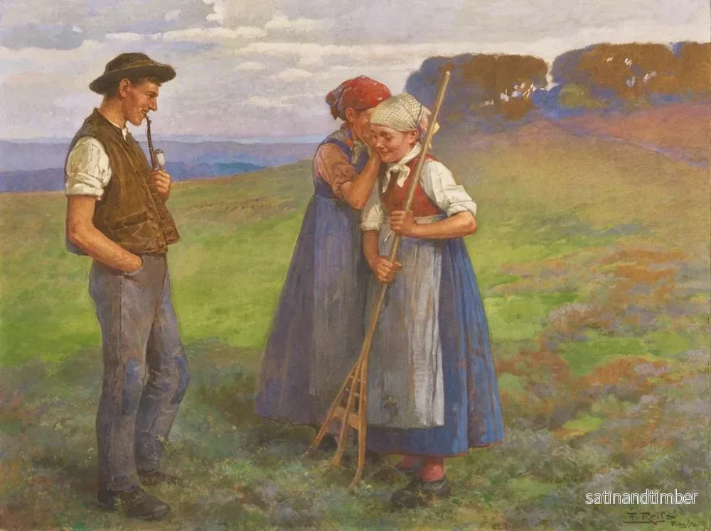 Reproduktion av målningen Secret - Fritz Reiss - Bild 2