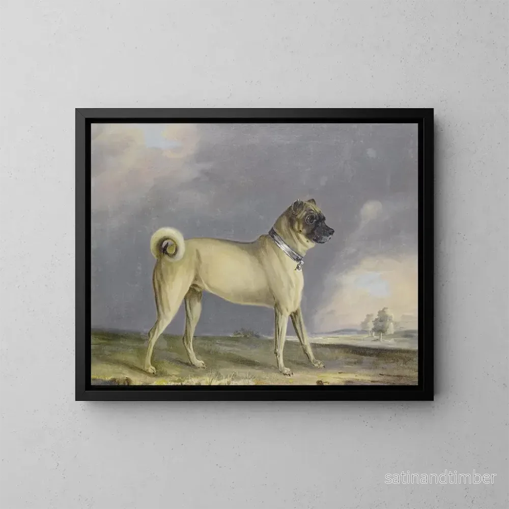 Reproduktion av målningen En hund av bulldog - Henry Bernard Chalon