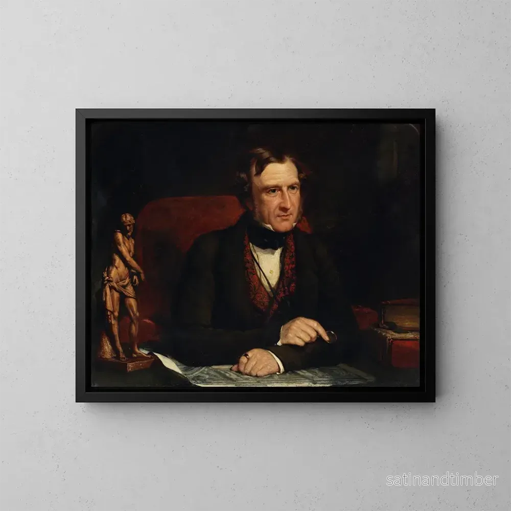 Reproduktion av målningen av porträtt av Thomas Wyse 1791-1862, politiker, författare och diplomat – John Partridge Reproduktion av målningen av porträtt av Thomas Wyse 1791-1862, politiker, författare och diplomat – John Partridge