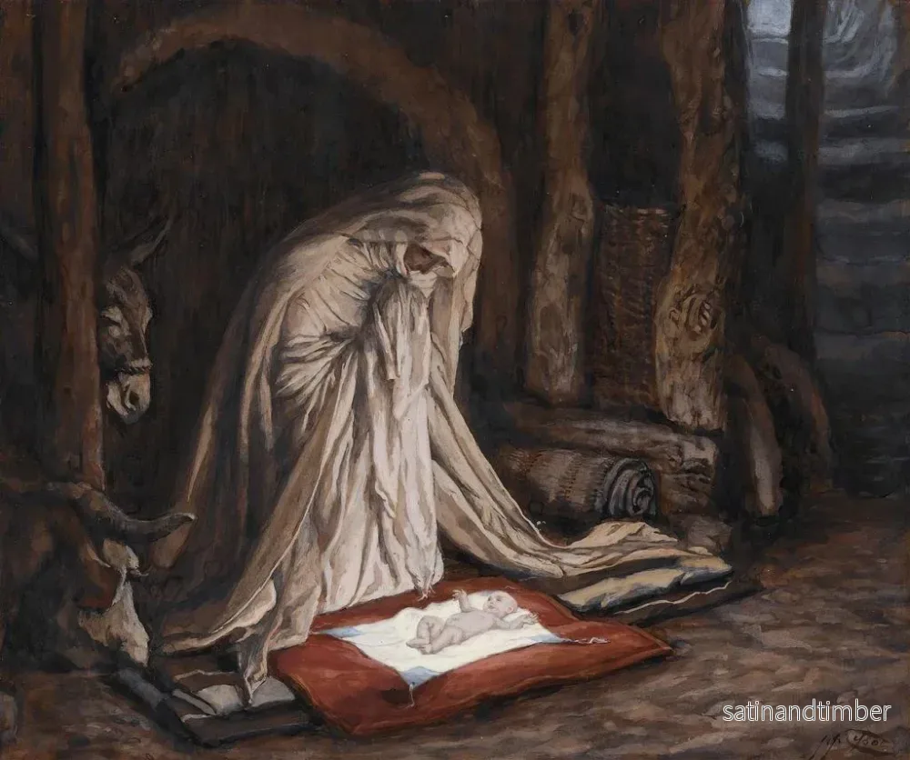 Reproduktion av målningen Vår Herre Jesu Kristi födelse - James Tissot - Bild 2
