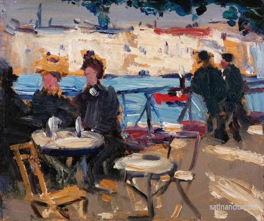 Reproduktion av målningen En kaféscen - James Wilson Morrice - Bild 2