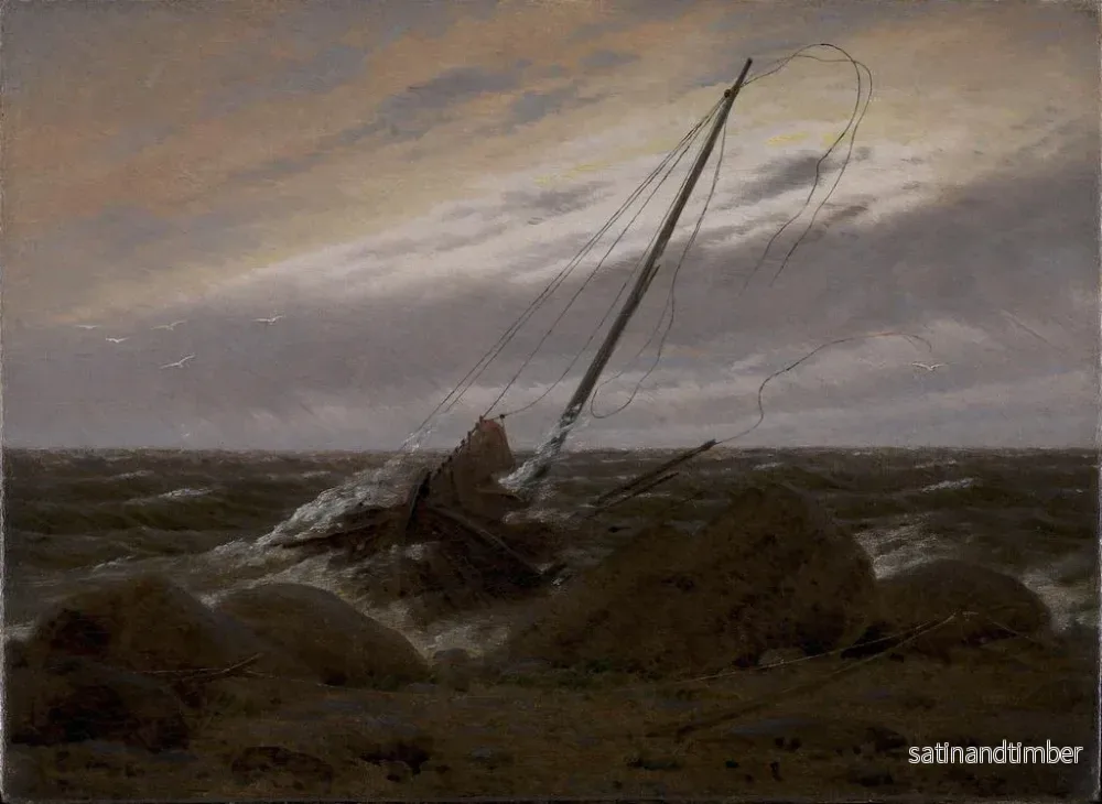 Reproduktion av målningen Efter stormen - Caspar David Friedrich - Bild 2