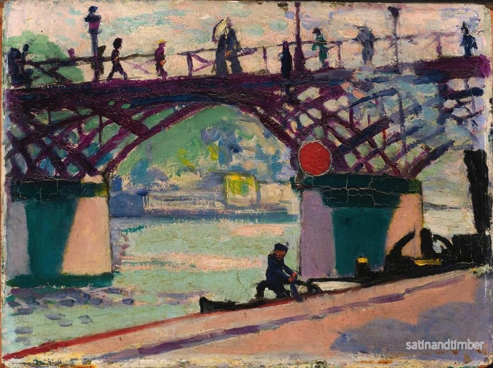 Reproduktion av målningen Pont des Arts - Henry Lyman Saen - Bild 2