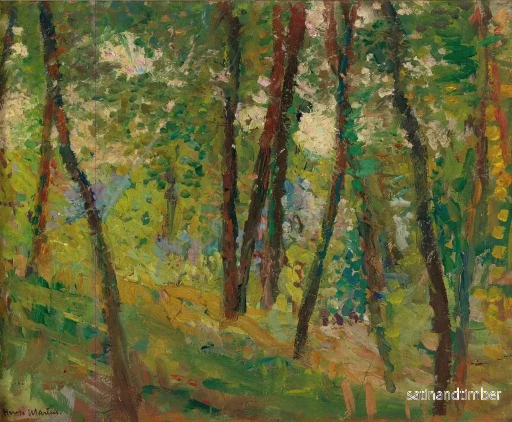 Reproduktion av målningen Skogsbryn - Henri Martin - Bild 2