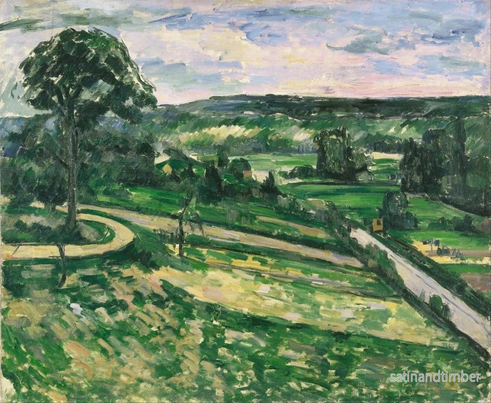 Reproduktion av målningen L'arbre au détour - Paul Cézanne - Bild 2
