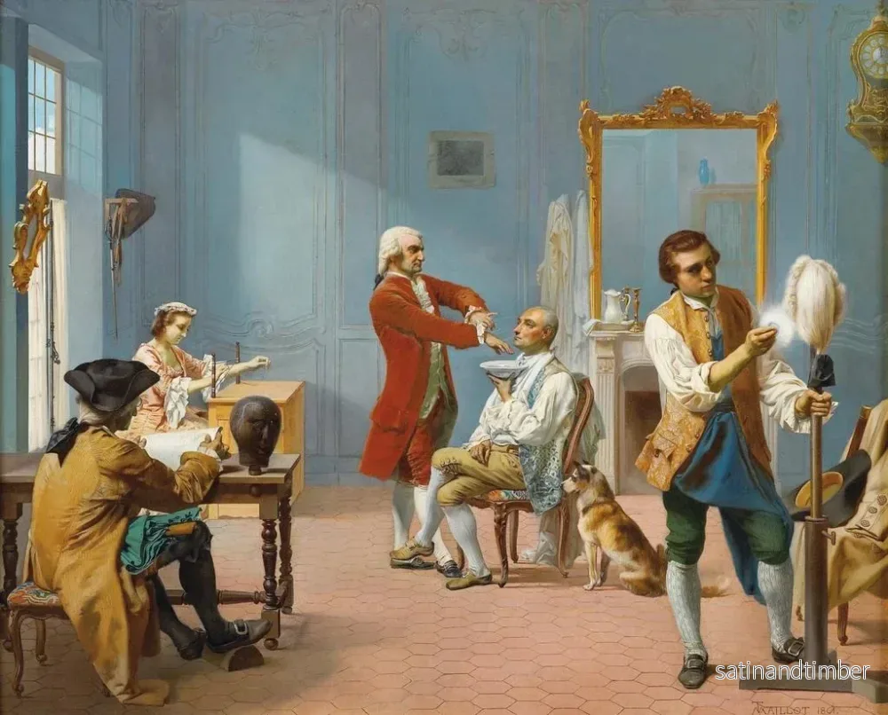 Reproduktion av målningen La toilette - Théodore Pierre Nicolas Maillot - Bild 2