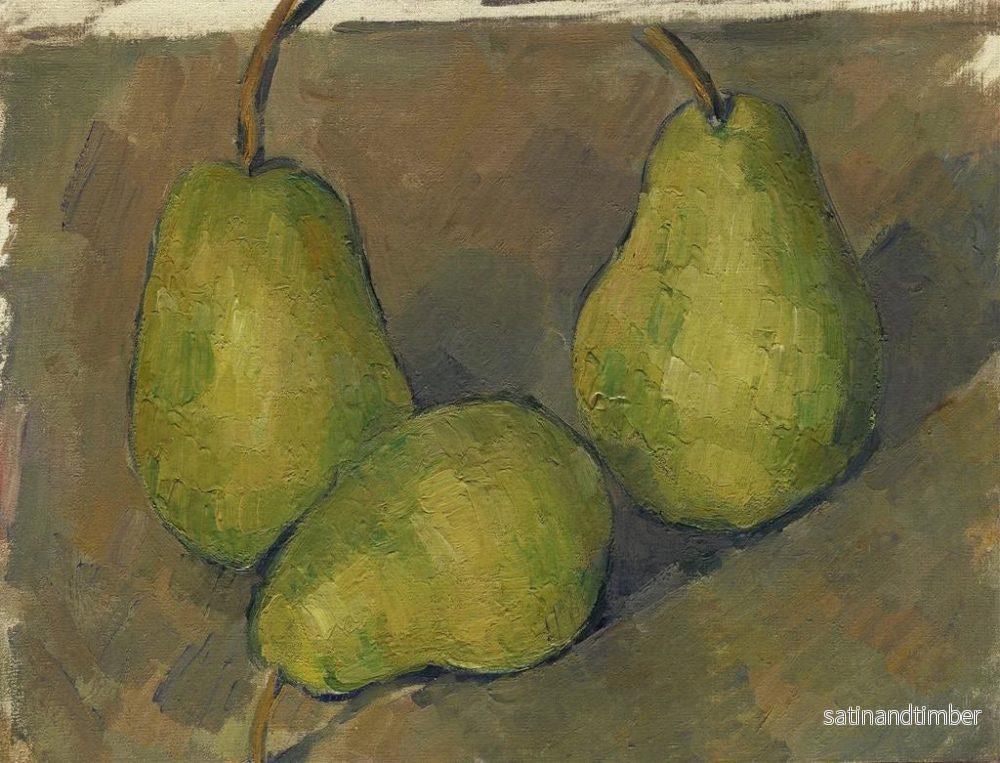 Reproduktion av målningen Tre päron - Paul Cézanne - Bild 2