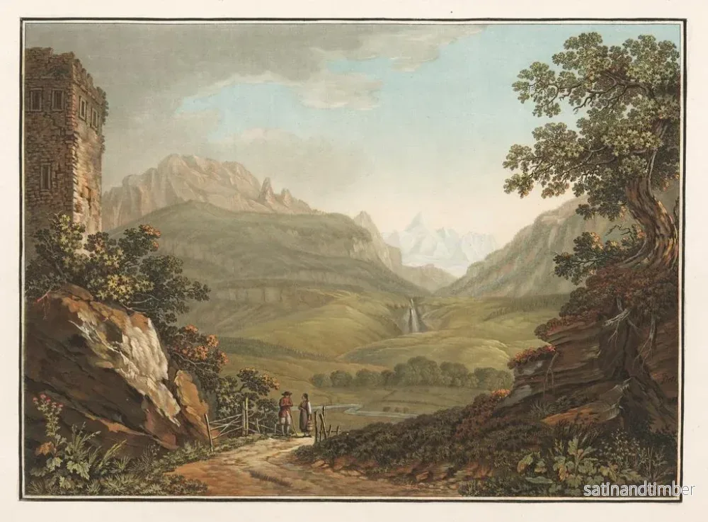 Reproduktion av målningen Haslital - Friedrich Rosenberg - Bild 2