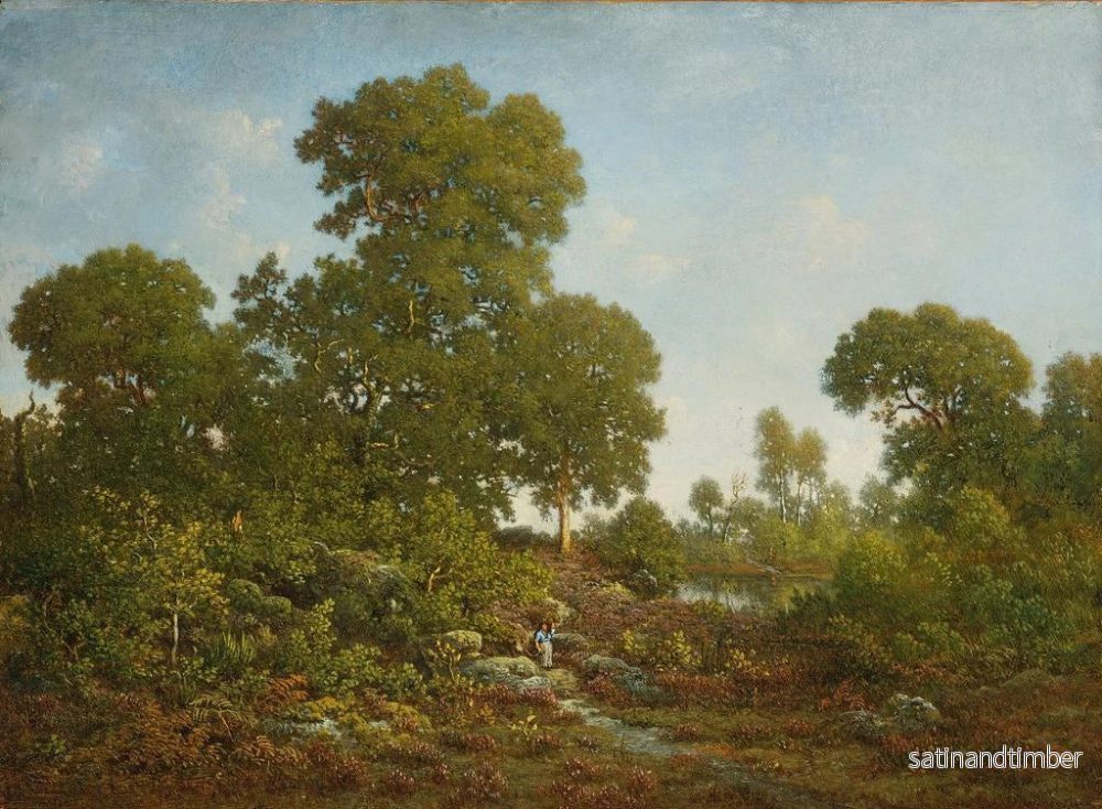 Reproduktion av målningen Vår - Théodore Rousseau - Bild 2