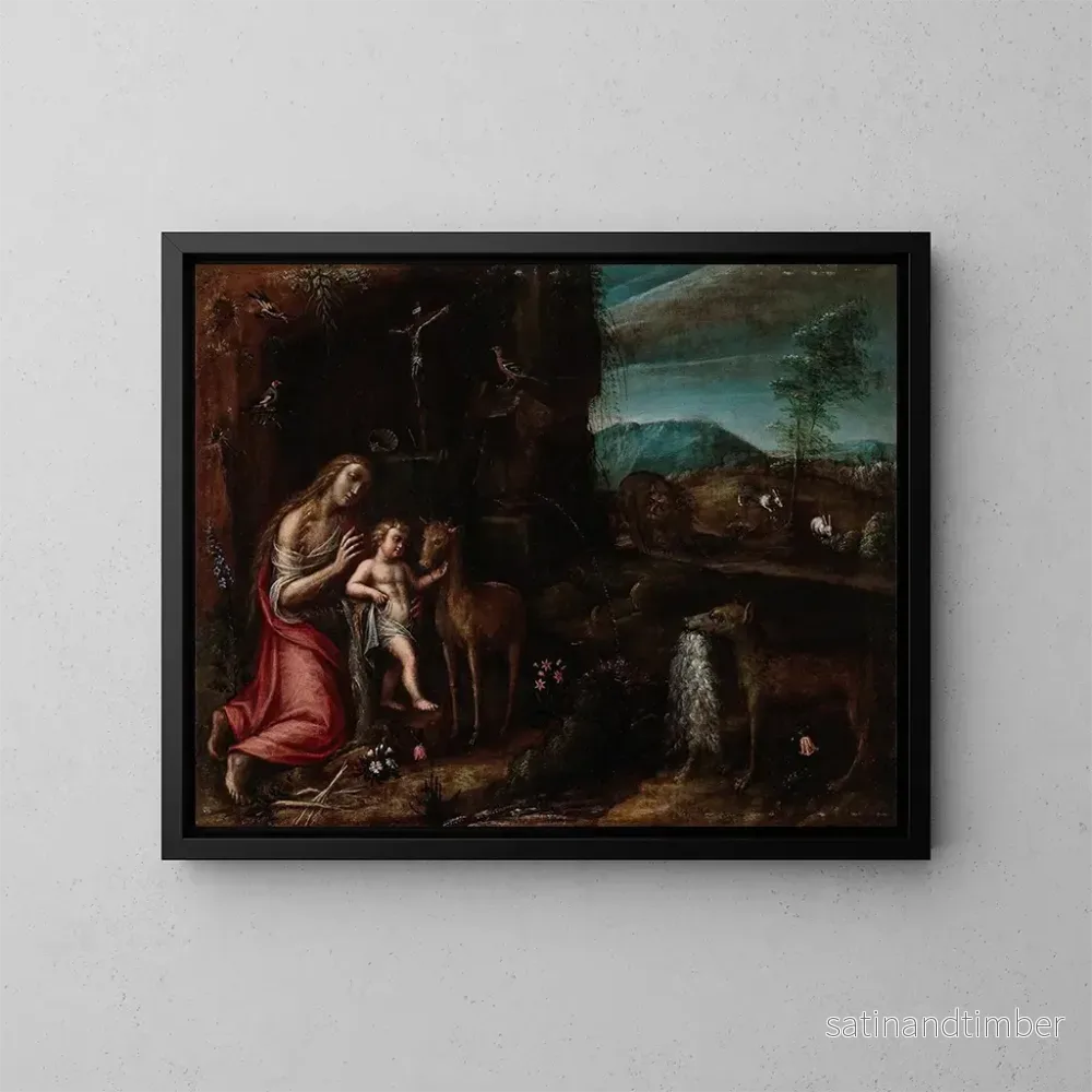 Reproduktion av målningen Marie Madeleine i ånger - Orsola Maddalena Caccia