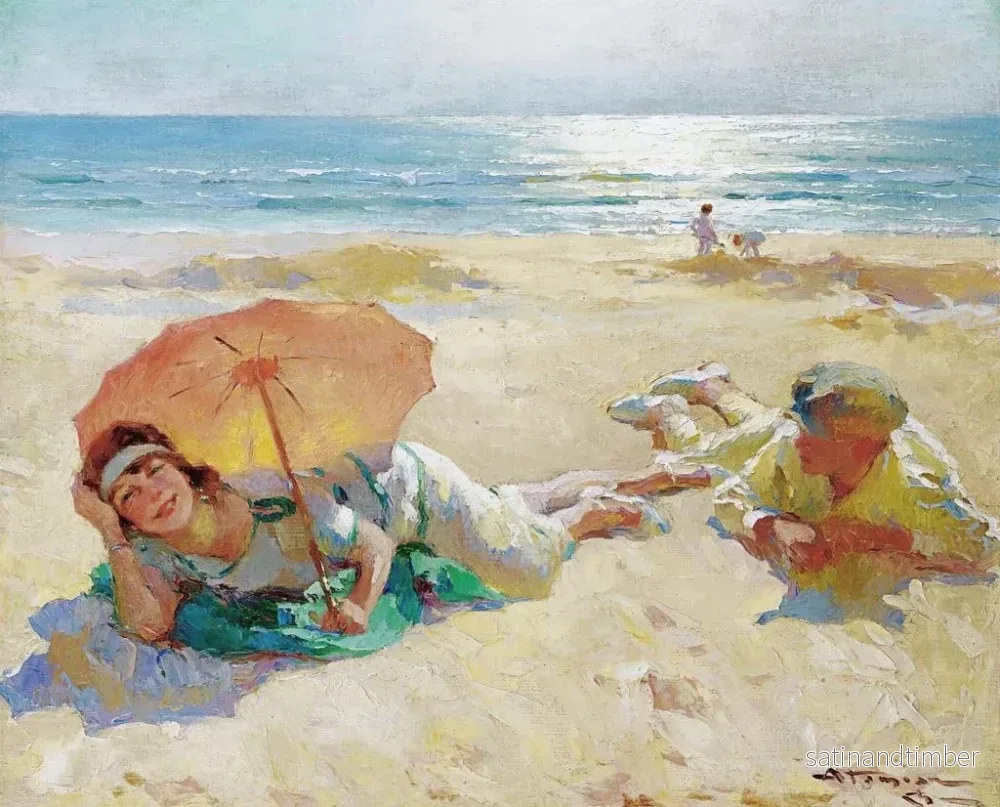 Reproduktion av målningen Lumière du soleil - Charles Atamian - Bild 2