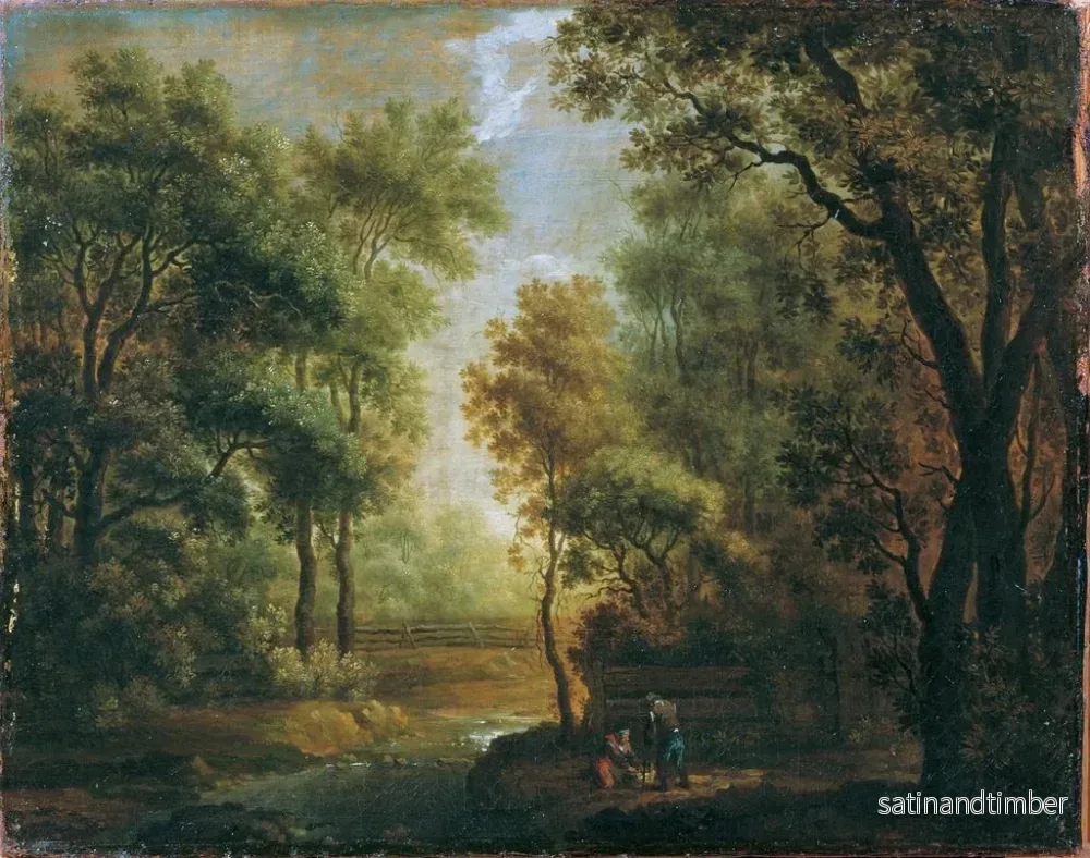 Reproduktion av målningen Landskapsbild av skog - Johann Evangelist Dorfmeister - Bild 2