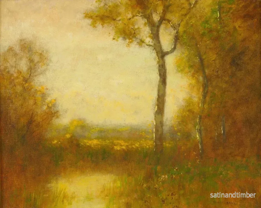 Reproduktion av målningen Höst i Brandywine-dalen, Pennsylvania - Bruce Crane - Bild 2