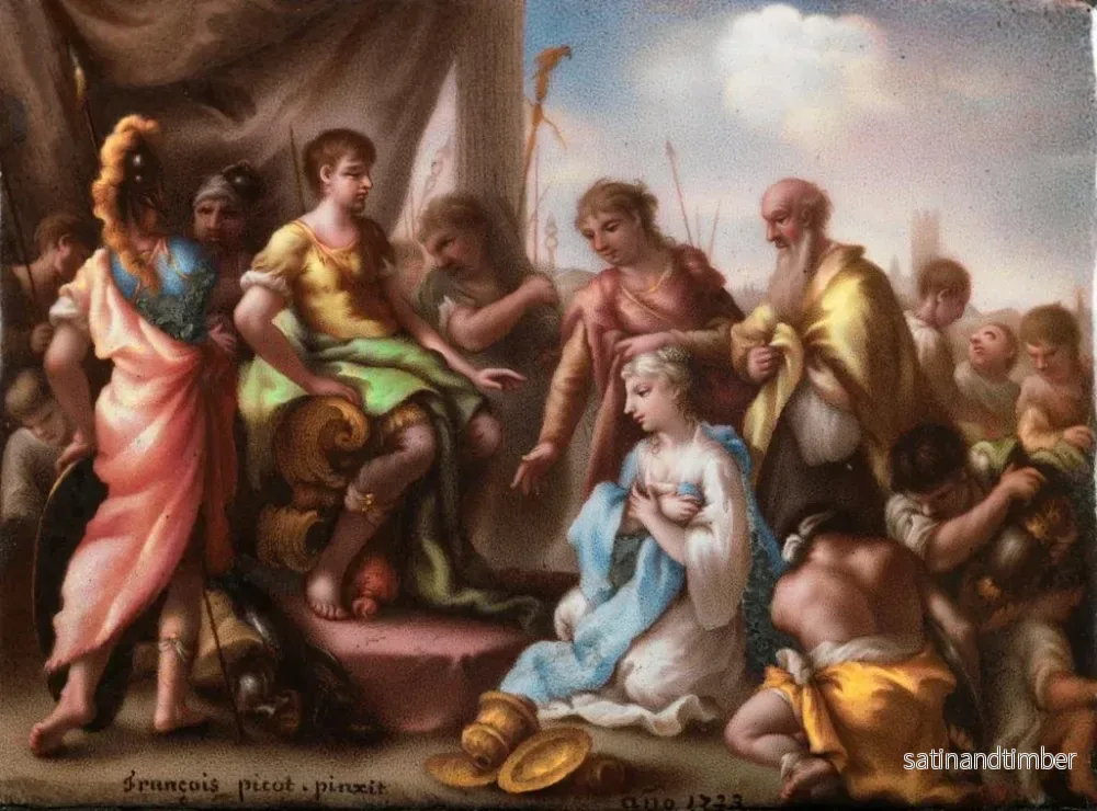 Reproduktion av målningen Plaque - François-Édouard Picot - Bild 2