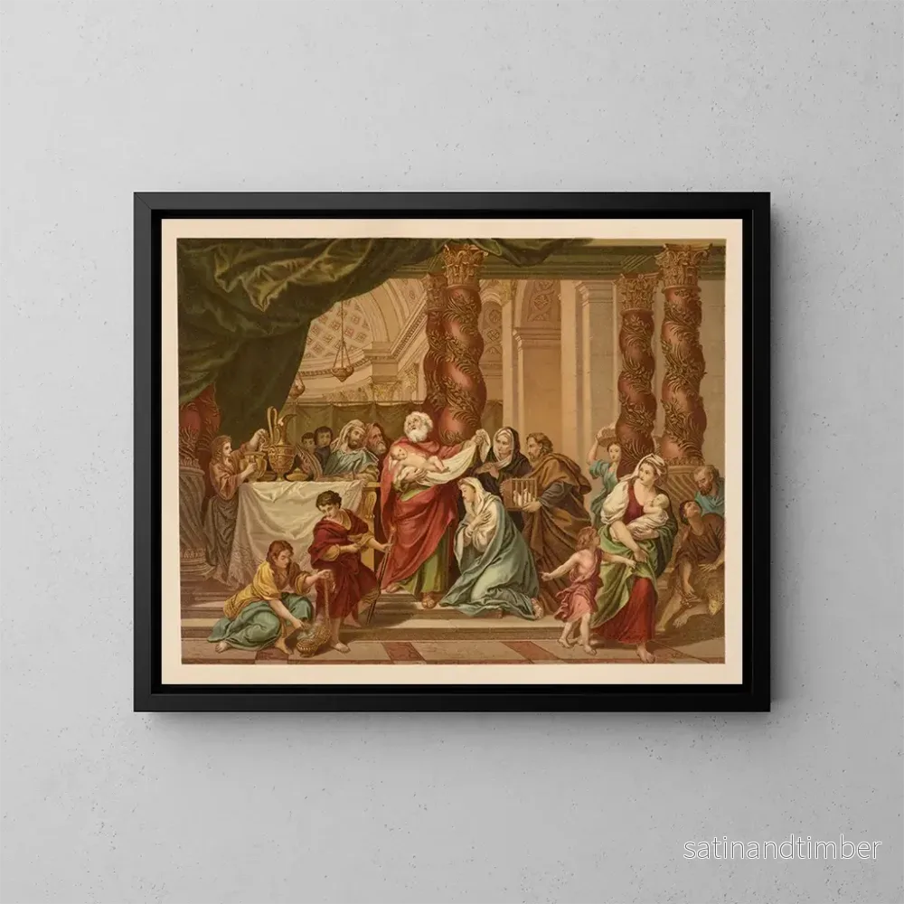 Reproduktion av målningen Bibel guldad av klassikerna Pl071 - Jan Ladislaw Skora