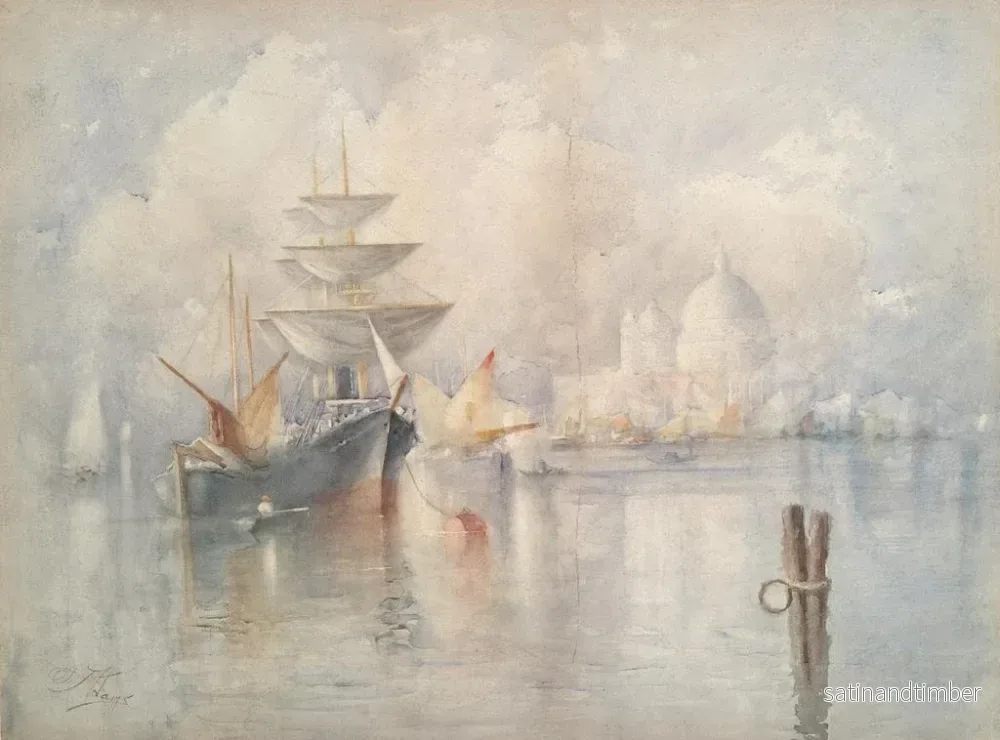 Reproduktion av målningen Morgon i Venedig - Willis Seaver Adams - Bild 2
