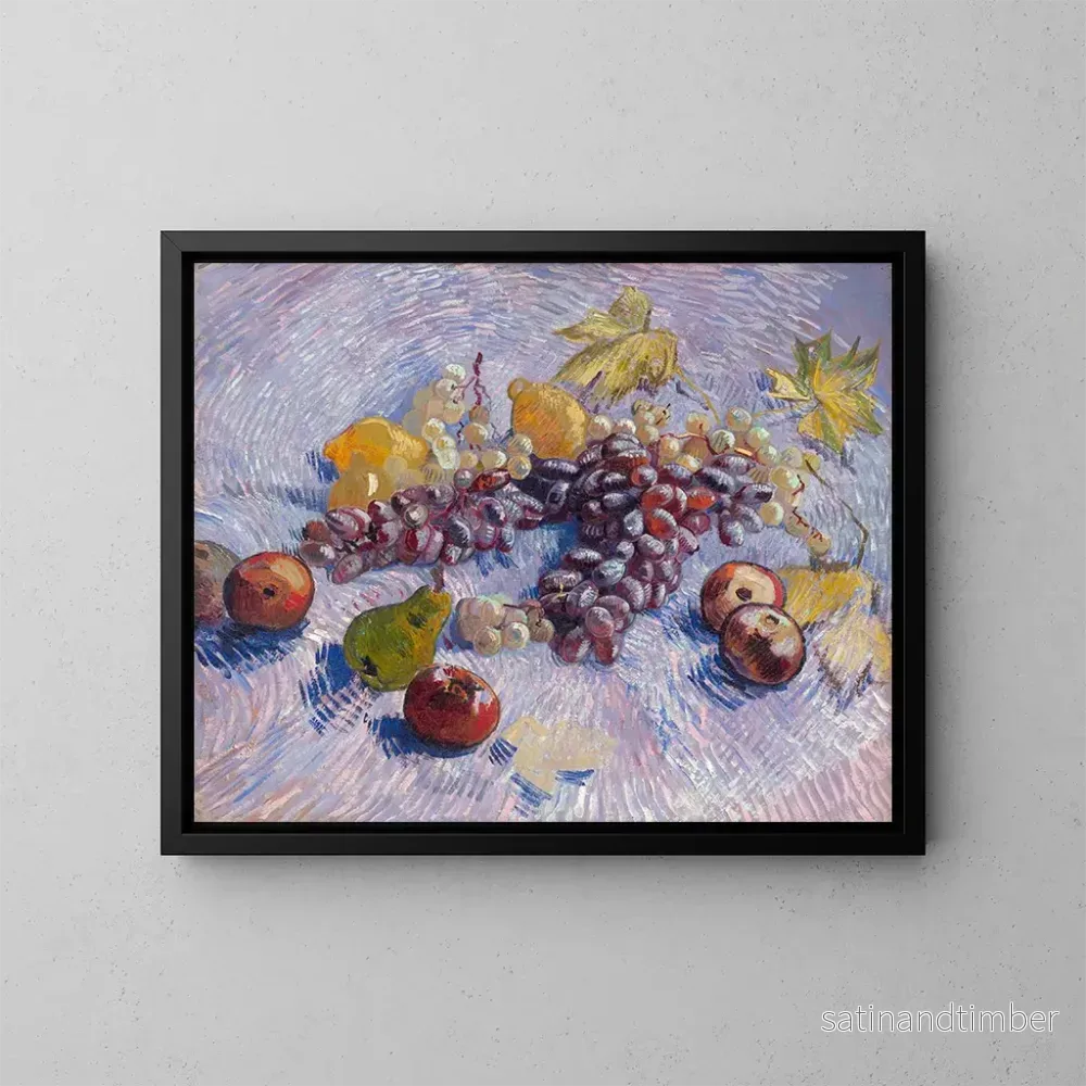 Reproduktion av målningen Raisins, citrons, poires et pommes - Vincent van Gogh