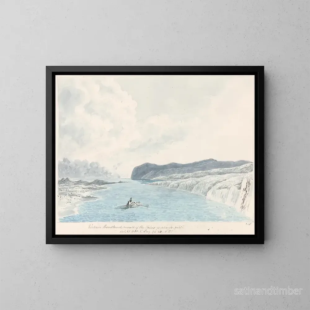 Reproduktion av målningen Bouche du Thleweechodezeth à Victoria Headland - Charles Hamilton Smith