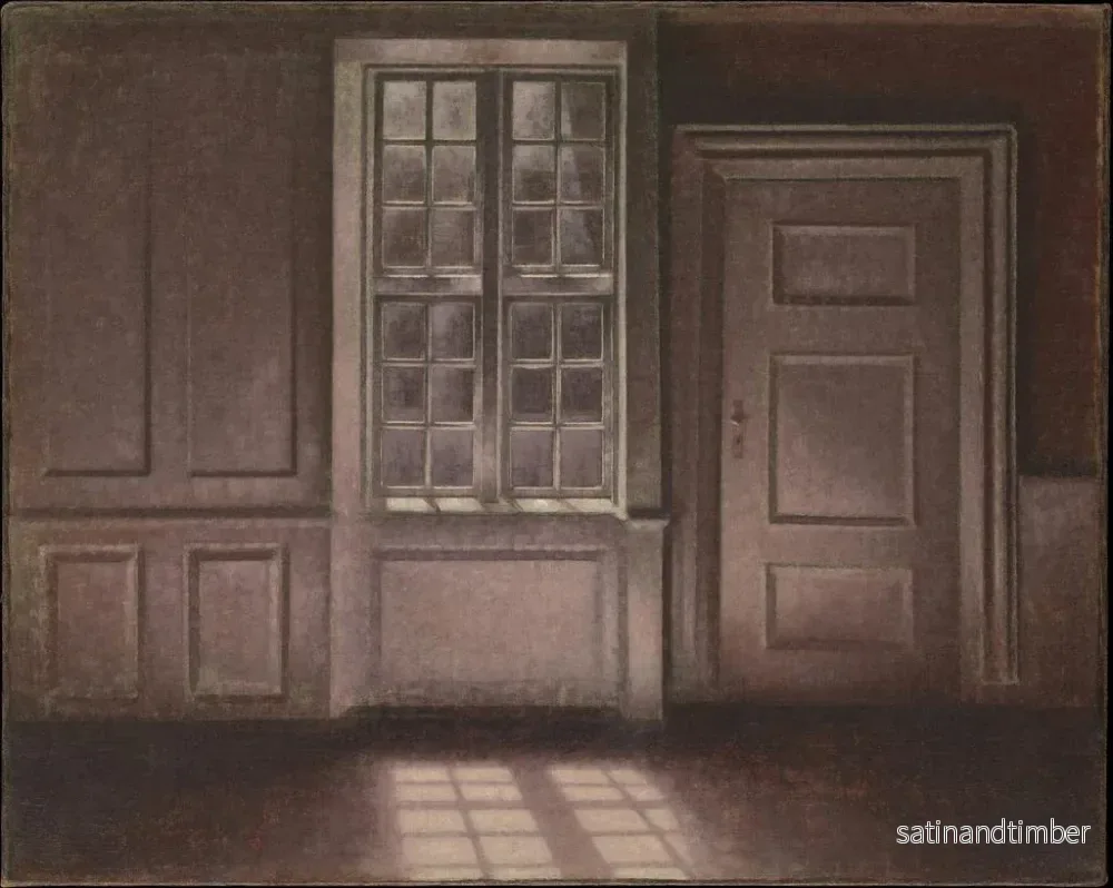 Reproduktion av målningen Lumière de lune Strandgade 30 - Vilhelm Hammershøi - Bild 2