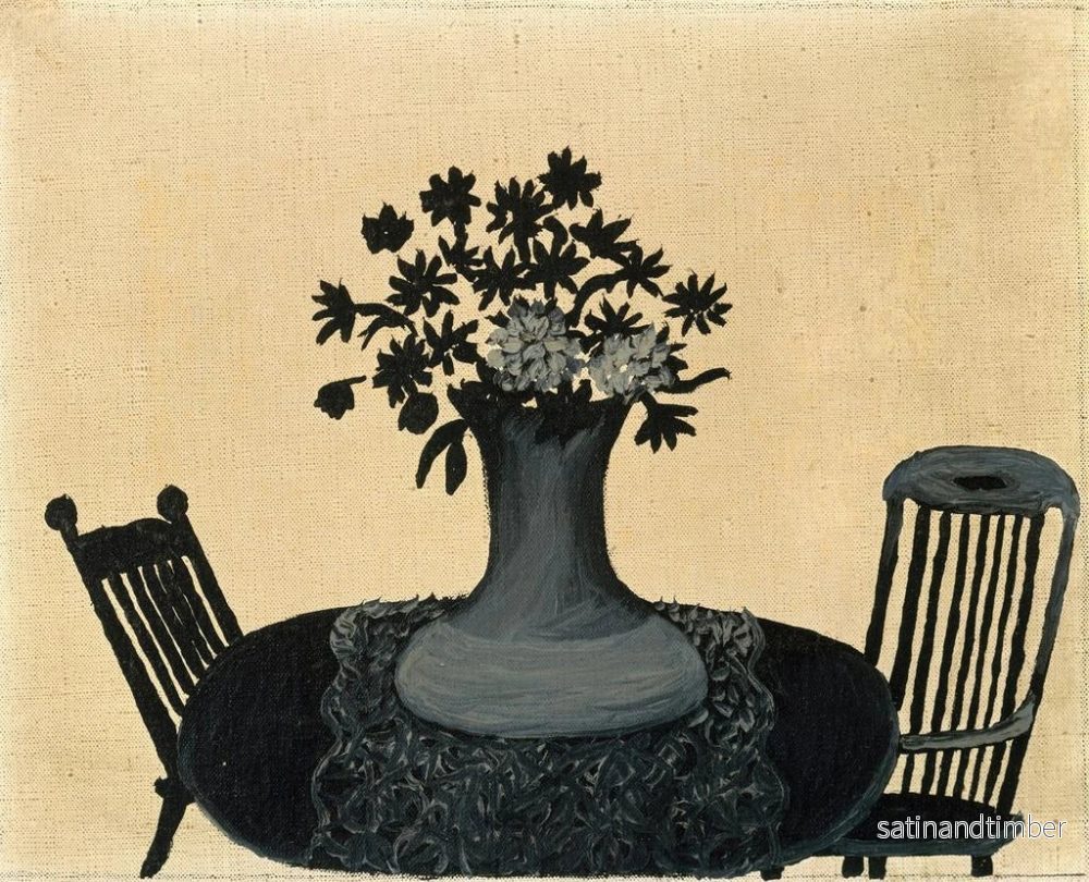 Reproduktion av målningen av bord och två stolar - Horace Pippin - Bild 2
