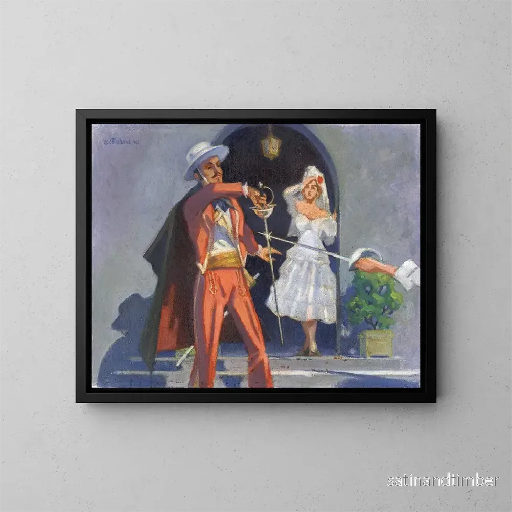 Reproduktion av målningen Cavalier - James C. Kulhanek