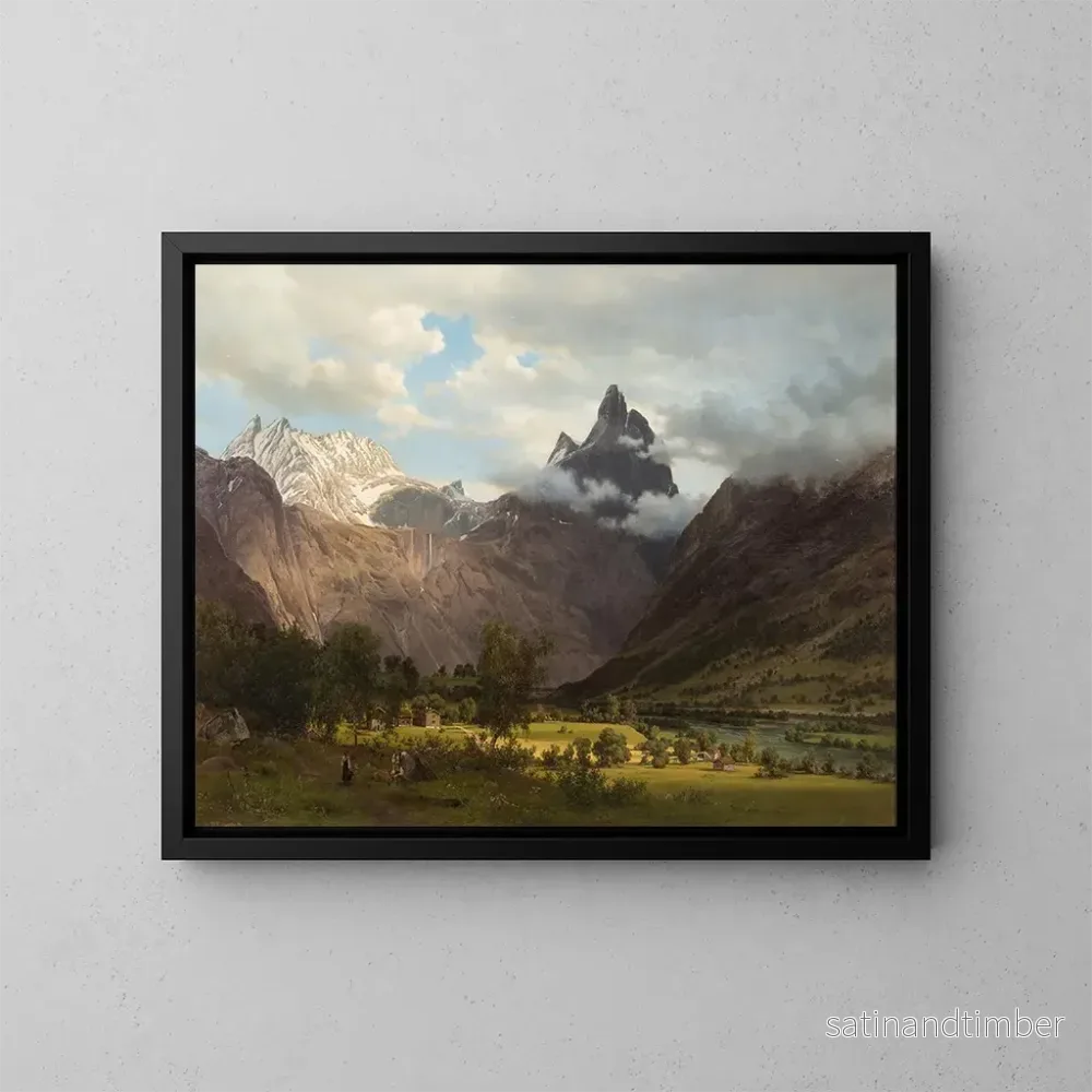 Reproduktion av målningen Landskap av Romsdalen - Johan Fredrik Eckersberg