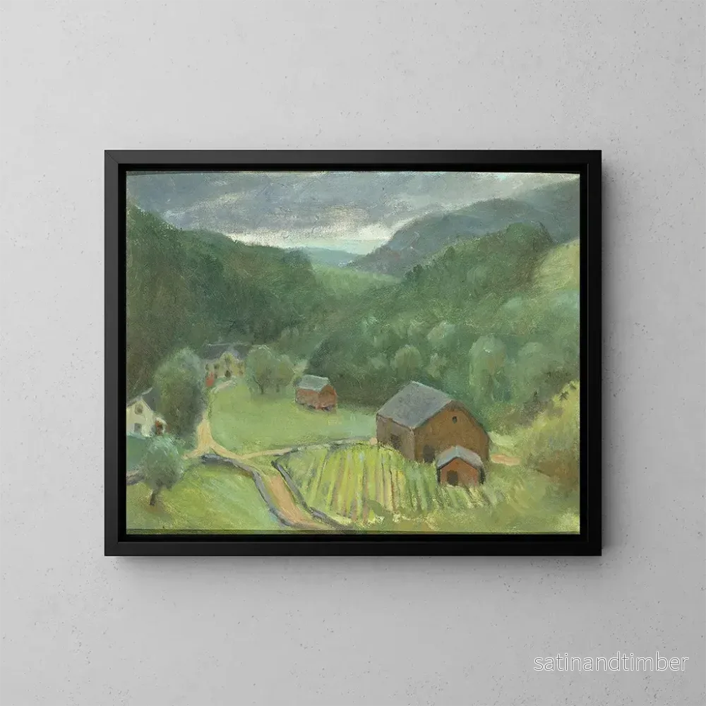 Reproduktion av målningen Landskap - R. G. Wilson
