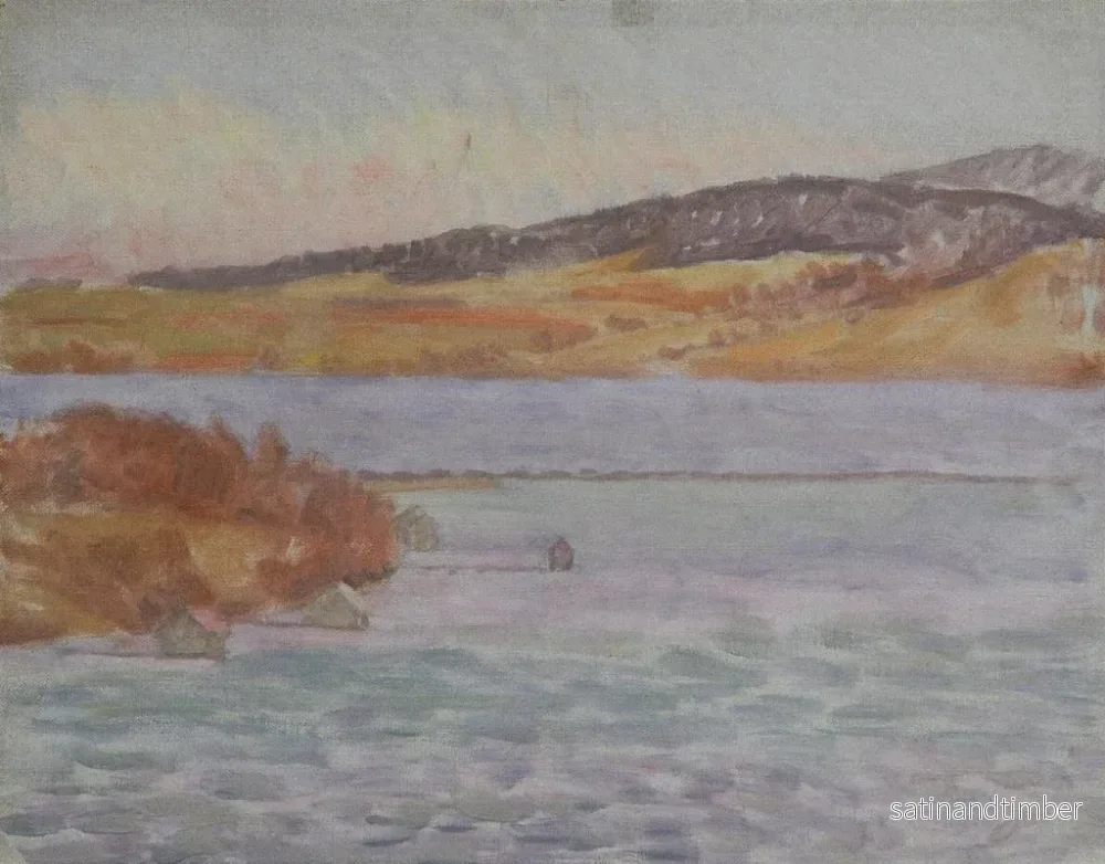 Reproduktion av målningen Rivage - Walther Gamerith - Bild 2