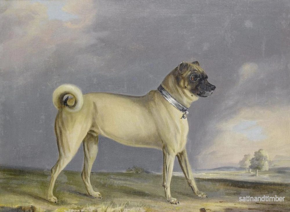 Reproduktion av målningen En hund av bulldog - Henry Bernard Chalon - Bild 2