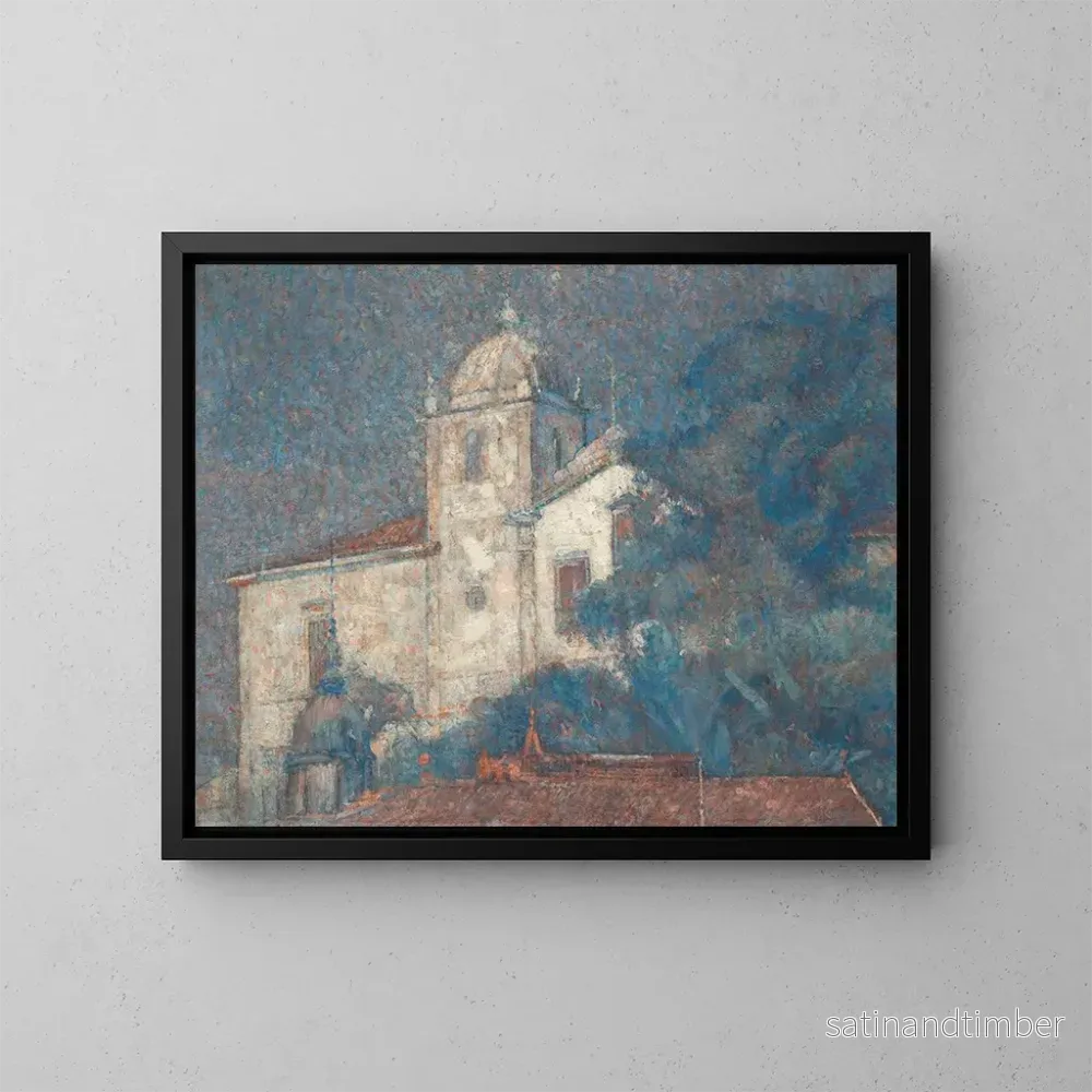Reproduktion av målningen av Santa Teresa-kyrkan - Eliseu Visconti