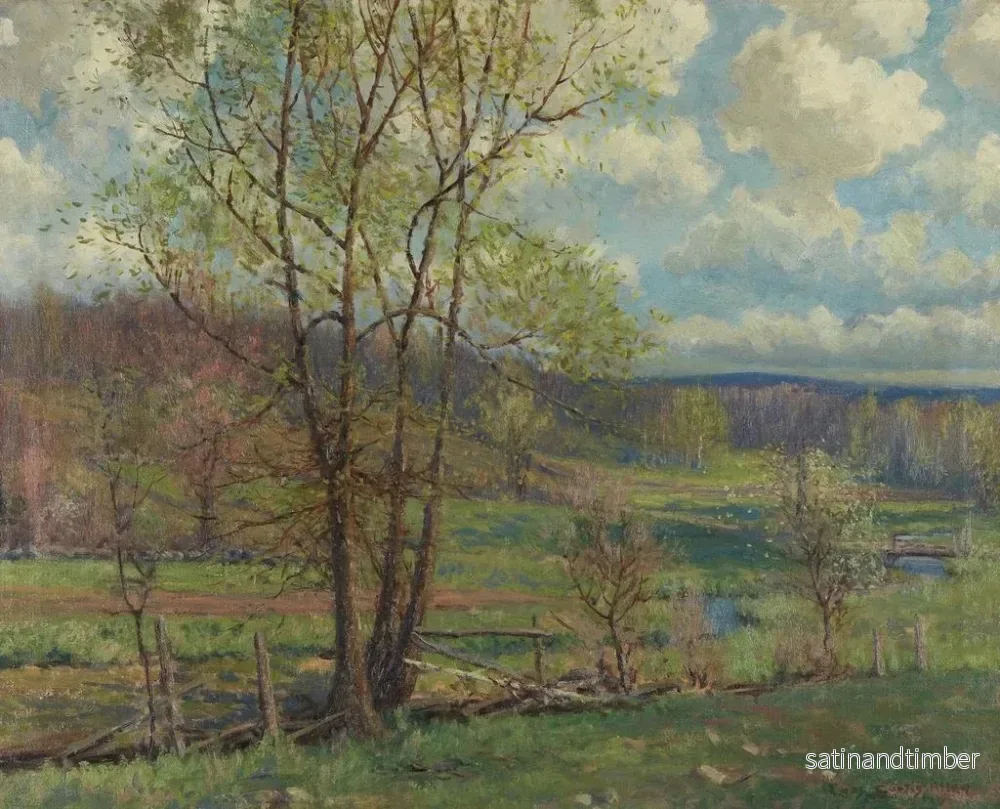 Reproduktion av målningen Vår i New England - Charles Curtis Allen - Bild 2
