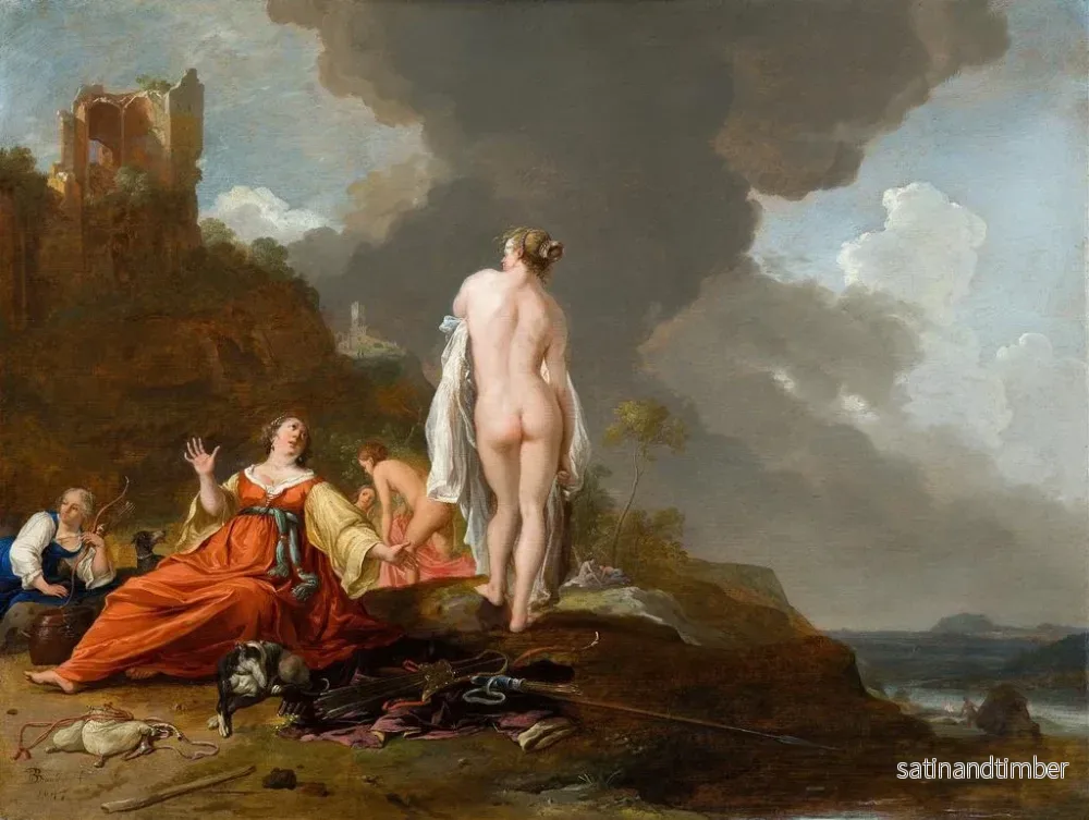 Reproduktion av målningen Landskap med nymfer och Diana - Bartholomeus Breenbergh - Bild 2