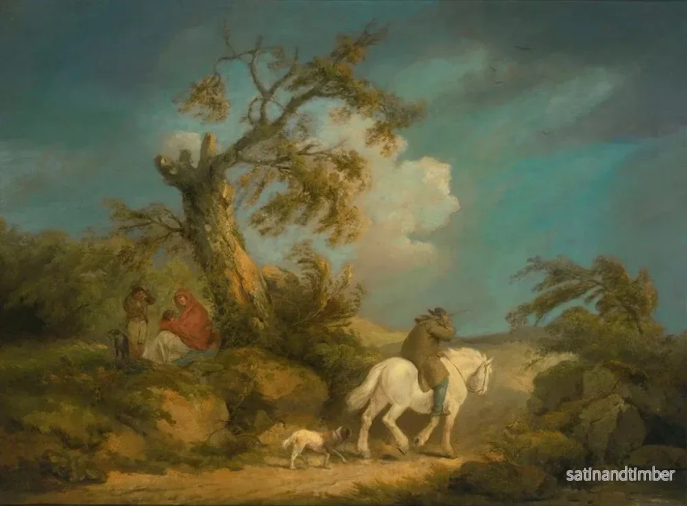 Reproduktion av målningen La Tempête - George Morland - Bild 2