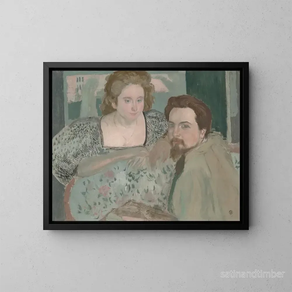 Reproduktion av målningen Portrait de Marthe et Maurice - Maurice Denis