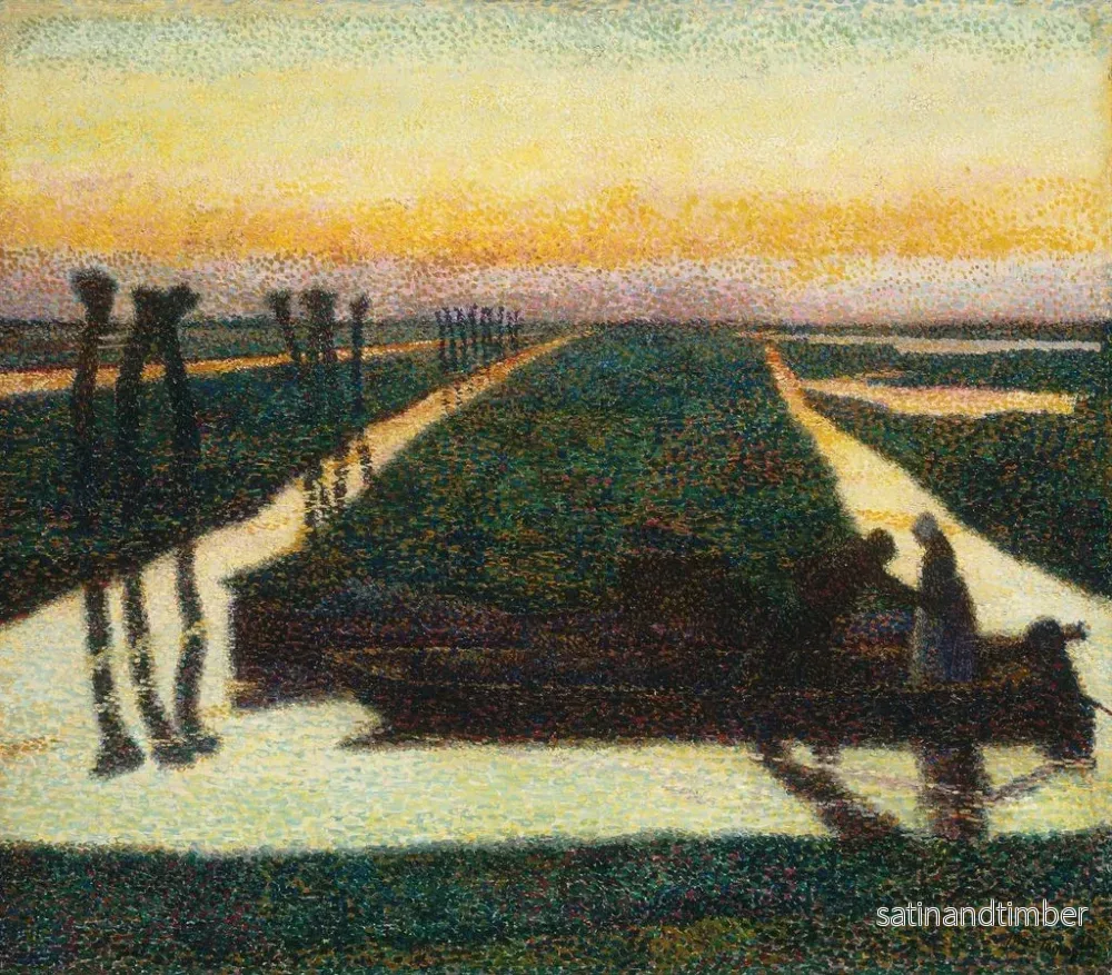 Reproduktion av målningen En kanal i Broek i Waterland - Jan Toorop - Bild 2