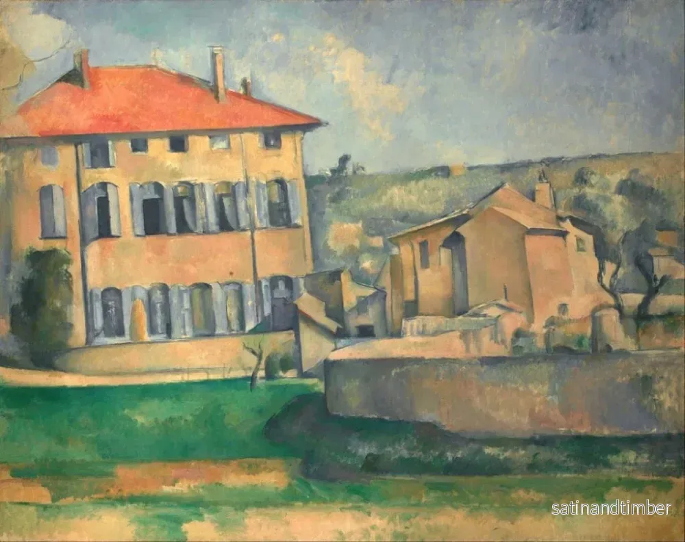 Reproduktion av målningen Maison à Aix - Paul Cézanne - Bild 2