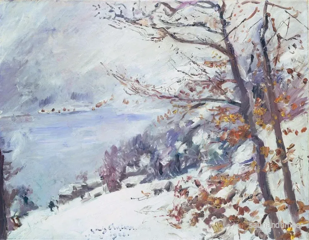 Reproduktion av målningen Walchensee en hiver - Lovis Corinth - Bild 2