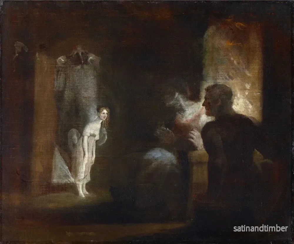 Reproduktion av målningen Khleborn förde Undine till fiskarna - Henry Fuseli - Bild 2
