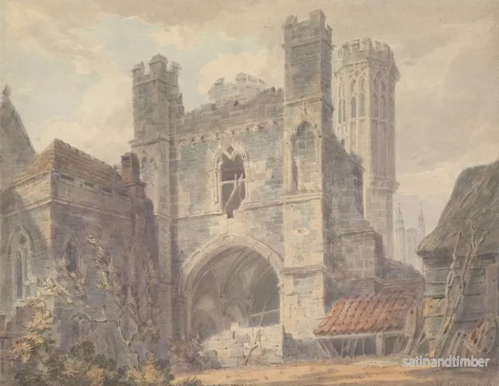 Reproduktion av målningen Porte Saint-Augustin de Canterbury - Joseph Mallord William Turner - Bild 2
